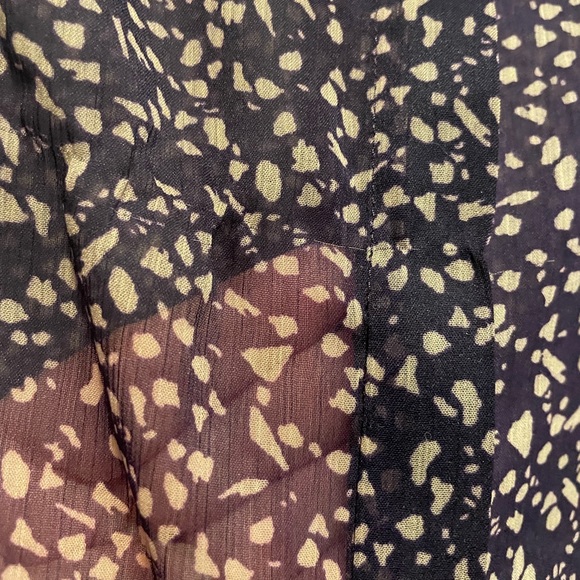 Esprit Purple Women’s Button Down Sheer Shirt Size XL - Picture 3 of 14